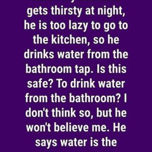 Is Bathroom Tap Water Actually Safe to Drink?