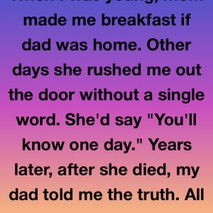 The Mornings I Never Understood