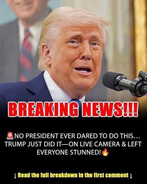 Trump looked straight at reporters and said the quiet part out loud…See more