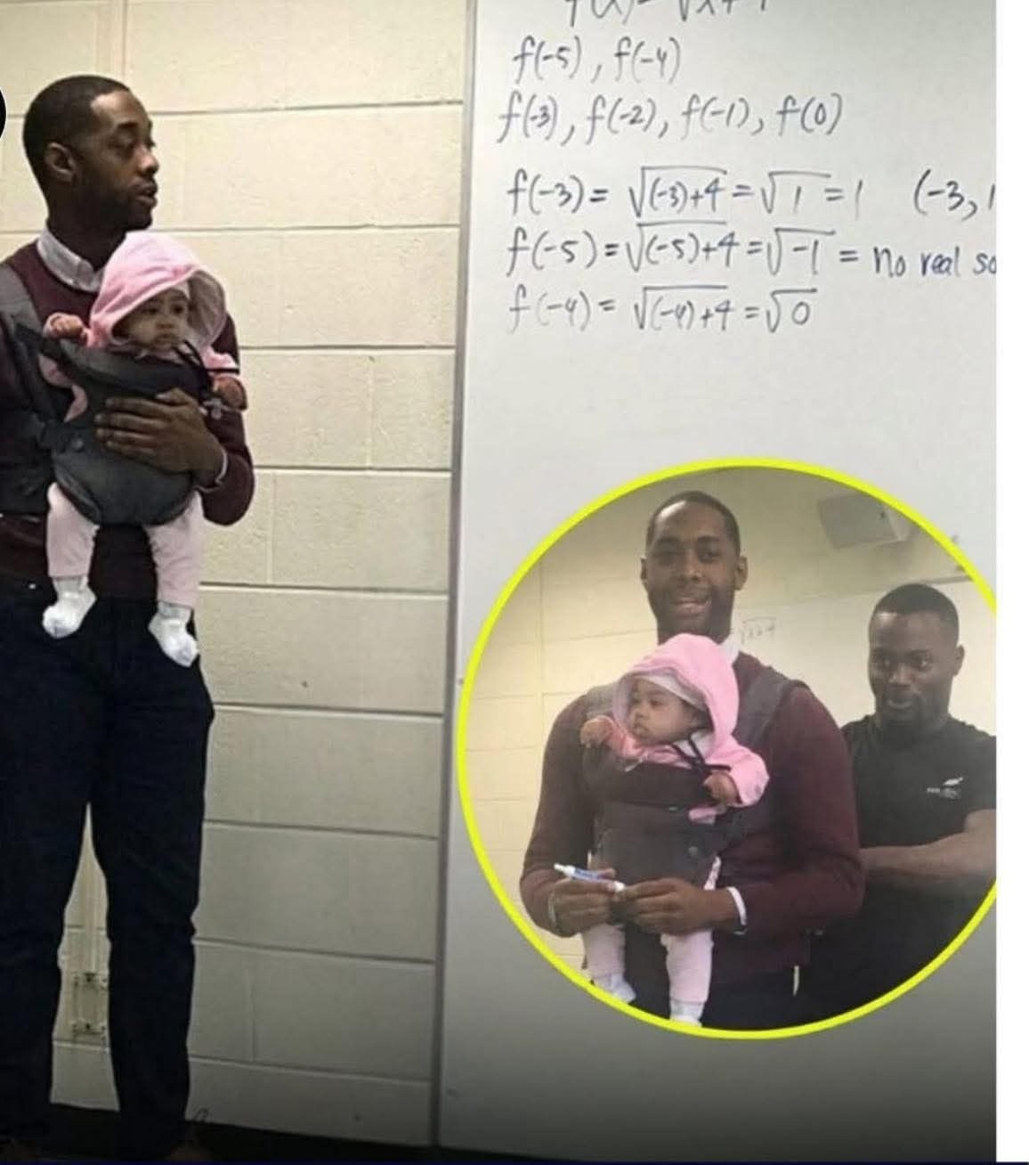 At Morehouse College, student Wayne Hayer faced a tough day… he couldn’t find anyone to watch his 5-month-old daughter, Assata.